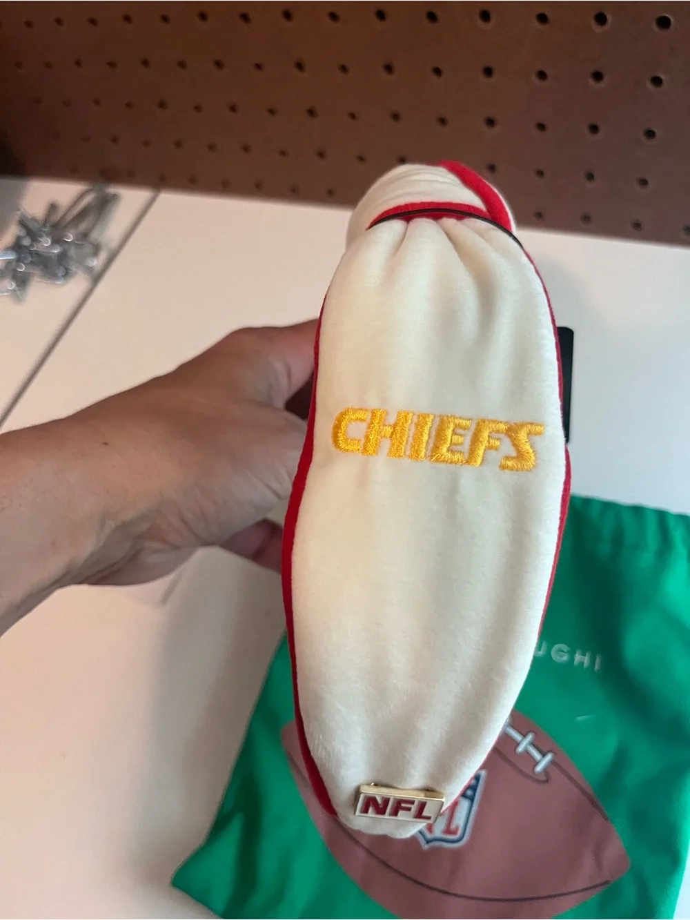 Lele Sadoughi Chiefs NFL Headband  NWT